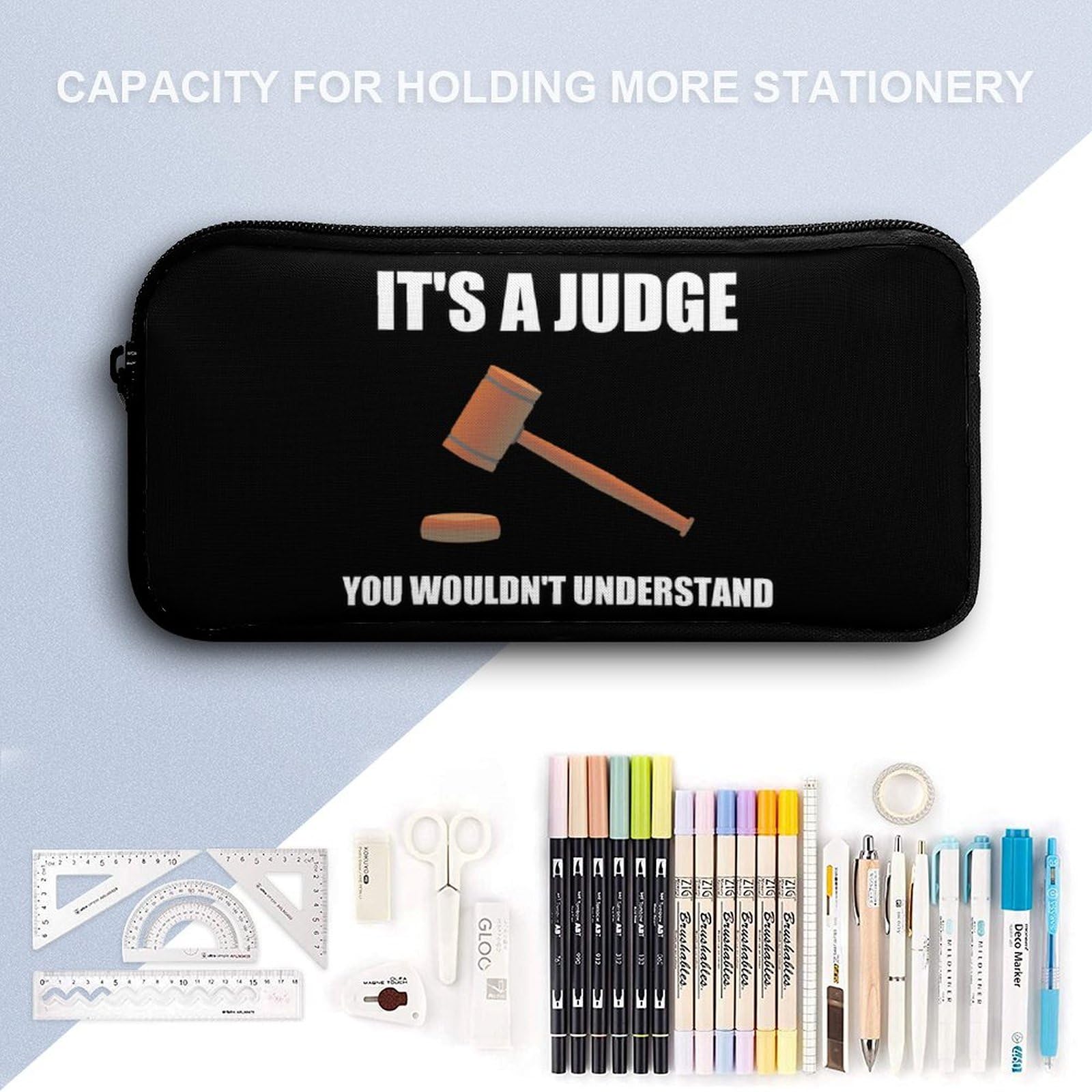 Cute Zip Pencil Case - Portable Pen Pouch for School & Travel