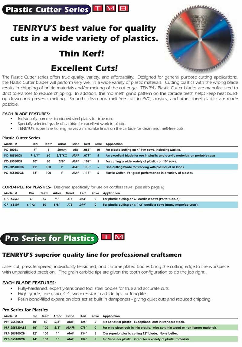 Tenryu PRP-305100CB 12-Inch 100-Tooth Carbide Tipped Saw Blade with ATAF Grind, 1-Inch Arbor & 0.134 Kerf – Perfect for Woodworking, Crosscutting, and Fine Finish Cuts