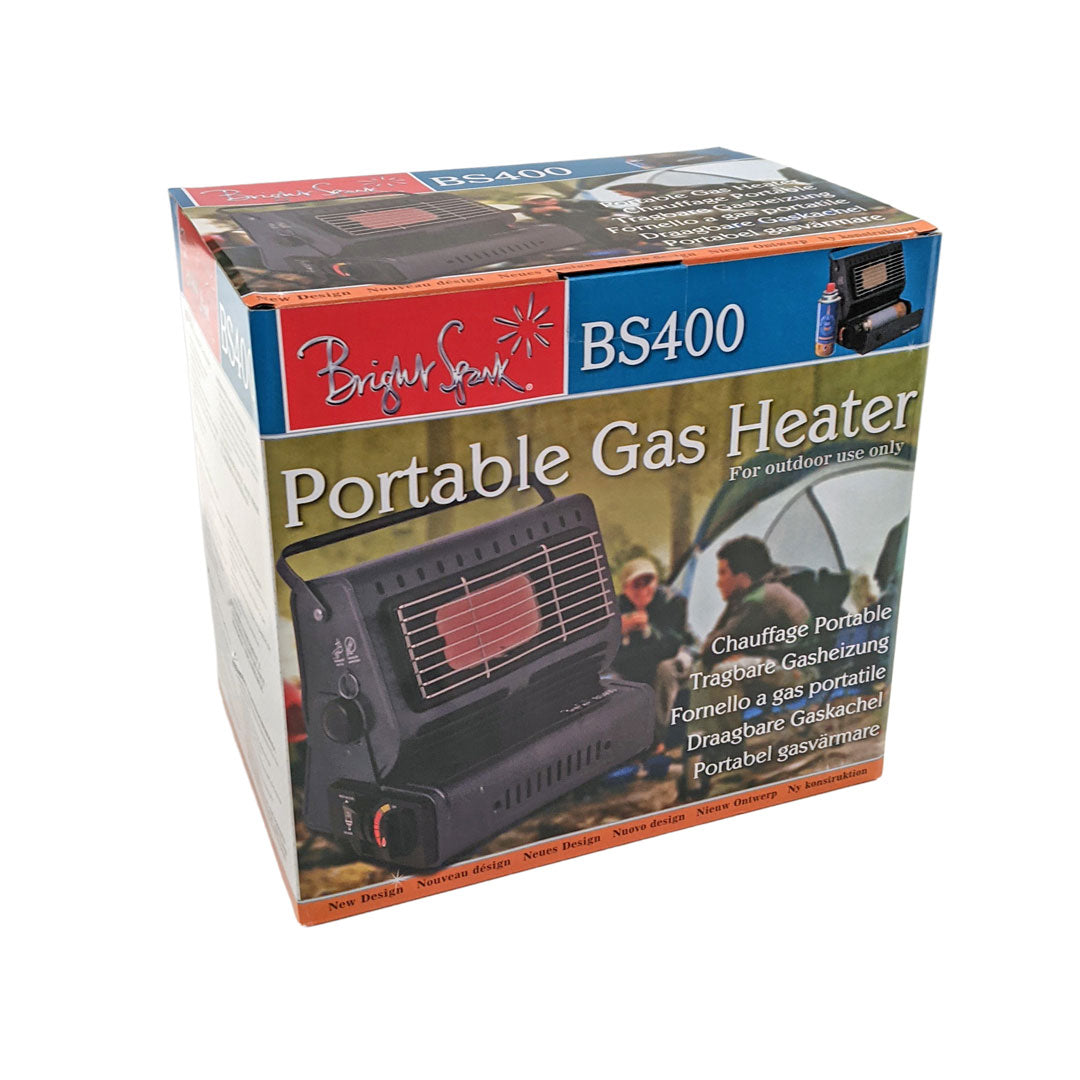 Bright Spark Portable Camping Gas Heater - Outdoor Propane Heater for Camping, Hiking & Backpacking - Perfect for Tents, Patios & Cold Weather Adventures