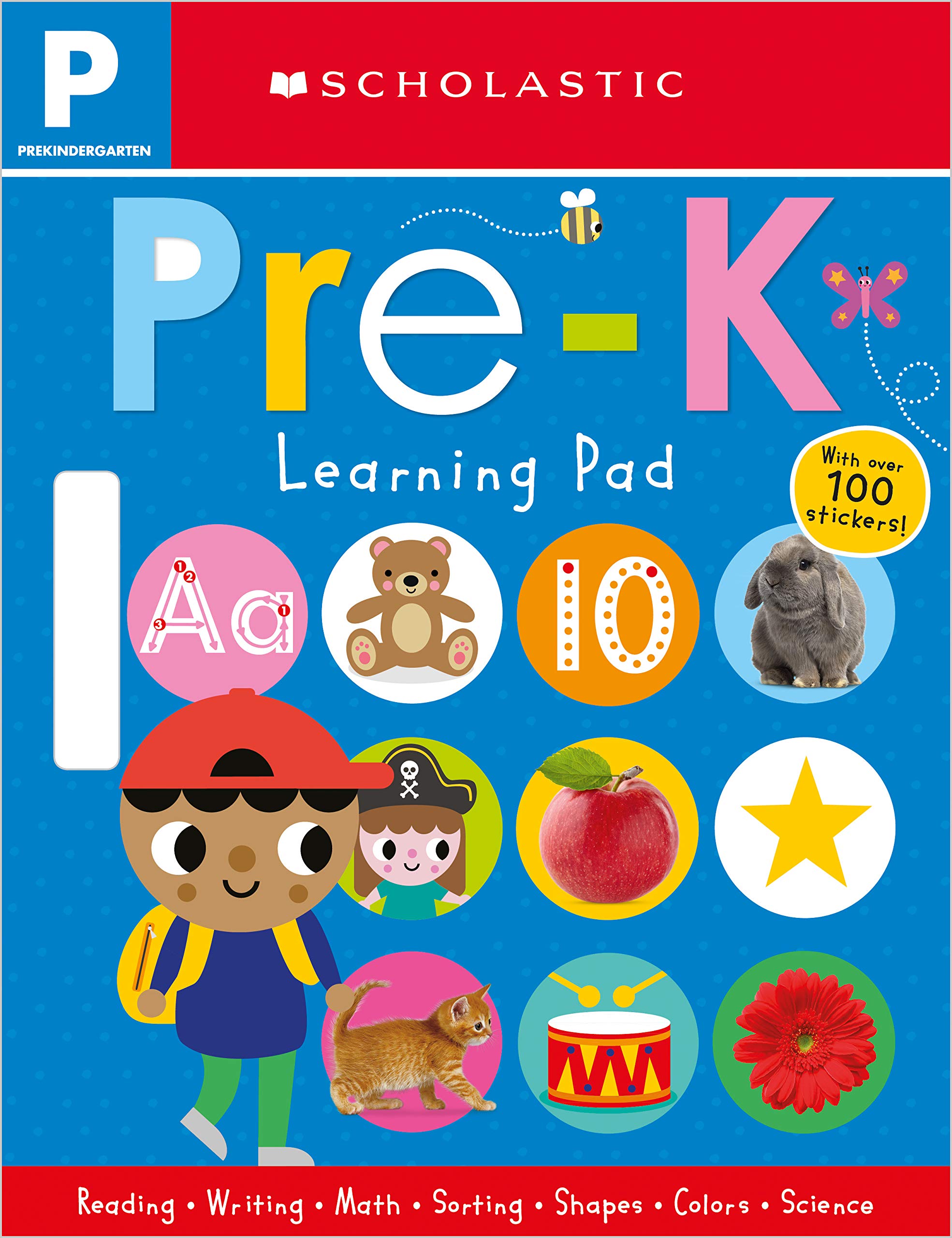Scholastic Early Learners Pre-K Learning Pad - Interactive Educational Tablet for Toddlers | Perfect for Preschool Learning at Home or Classroom