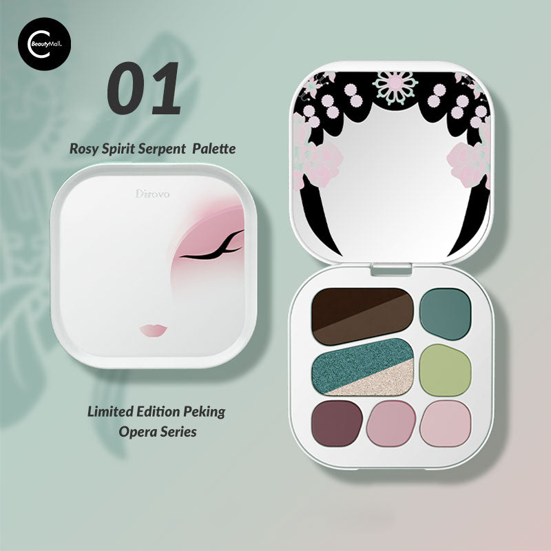 Dirovo Serpentine Elegance Eyeshadow Palette - 18 Highly Pigmented Matte & Shimmer Eyeshadows for Professional Makeup | Perfect for Day to Night Looks, Parties & Special Occasions
