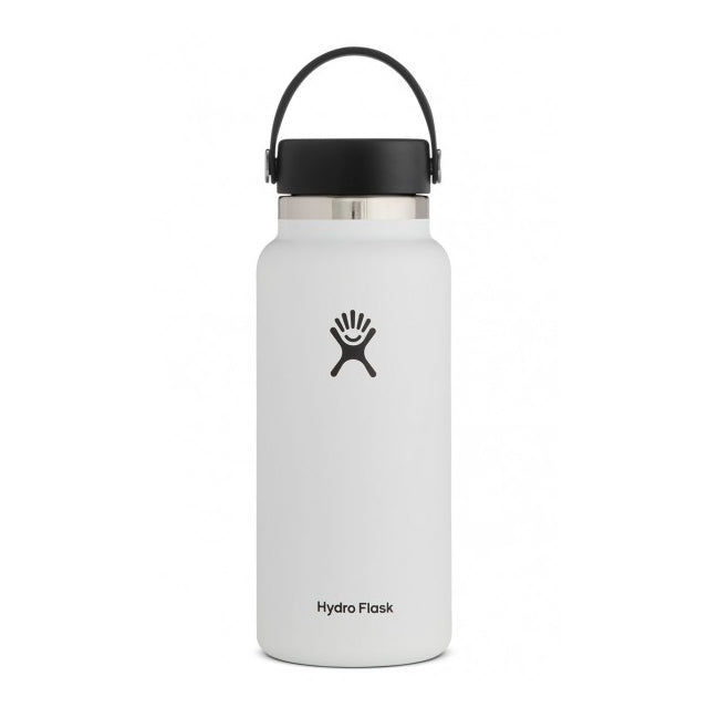 32 oz Wide Mouth Water Bottle with Straw & Leak-Proof Lid - BPA Free Stainless Steel Insulated Water Bottle for Gym, Hiking, Travel & Outdoor Activities