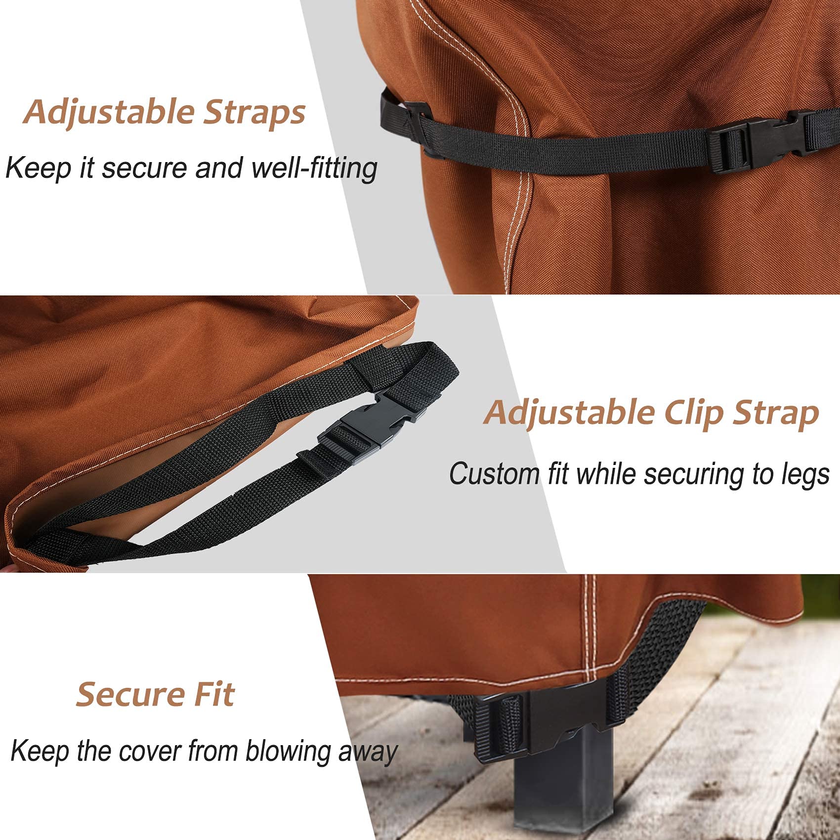 NettyPro 40 Inch Waterproof Electric Smoker Cover - Heavy Duty Outdoor Protection for Masterbuilt Electric Smokers & Square Vertical Grill Smokers (Brown) | Perfect for Backyard BBQs, Camping & Outdoor Cooking