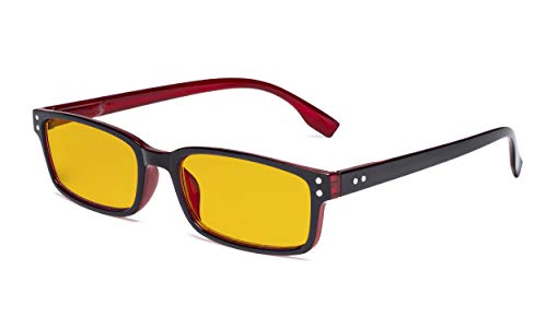 Black-red Frame-bb90 Lens