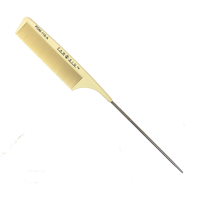 Metal Tail Comb for Hair Styling - Professional Hairdressing Tool for Detangling, Sectioning & Styling - Perfect for Salons, Home Use & Travel