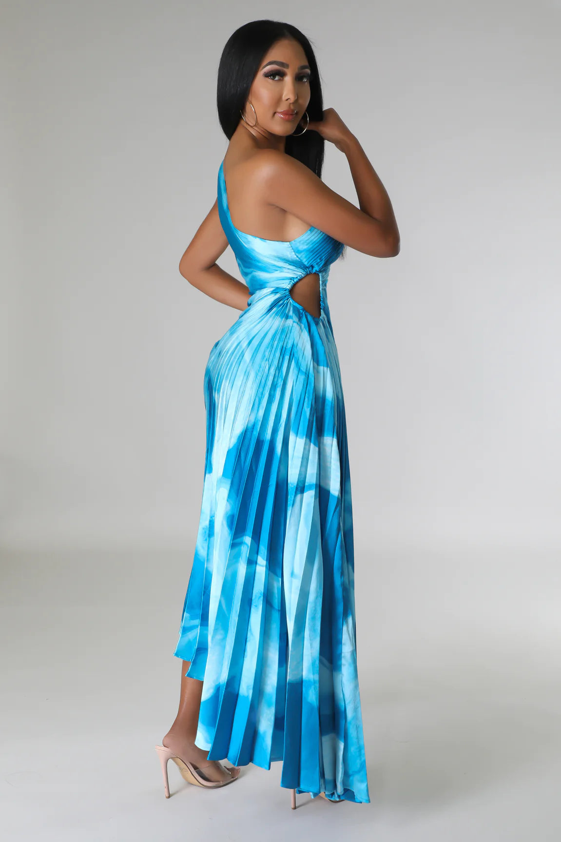 Aniya Oasis Maxi Dress - Flowy Summer Beach Dress for Women, Boho Chic Long Dress with Pockets, Perfect for Vacations, Weddings & Outdoor Events
