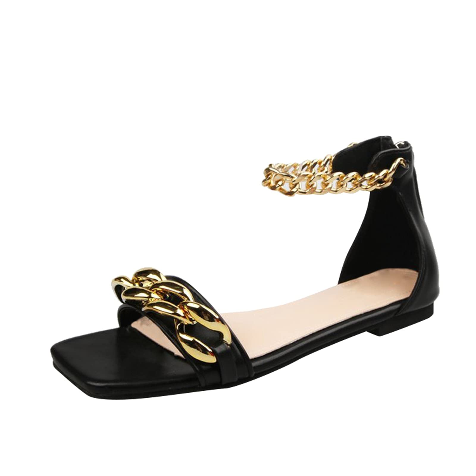 Women's Casual Roman Sandals - Breathable Diamond Design Beach Shoes for Outdoor & Leisure - Size 6 | Perfect for Summer Vacations, Beach Trips and Daily Comfort Wear
