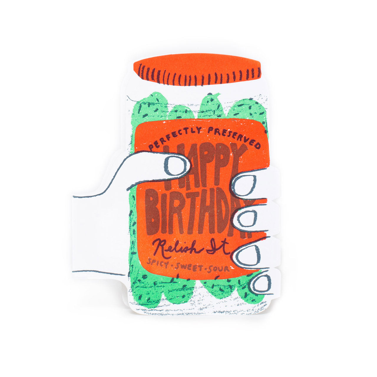 Funny Pickle Birthday Card - Hilarious Greeting Card for Pickle Lovers - Perfect Gift for Friends & Family - Ideal for Birthdays, Parties & Special Occasions