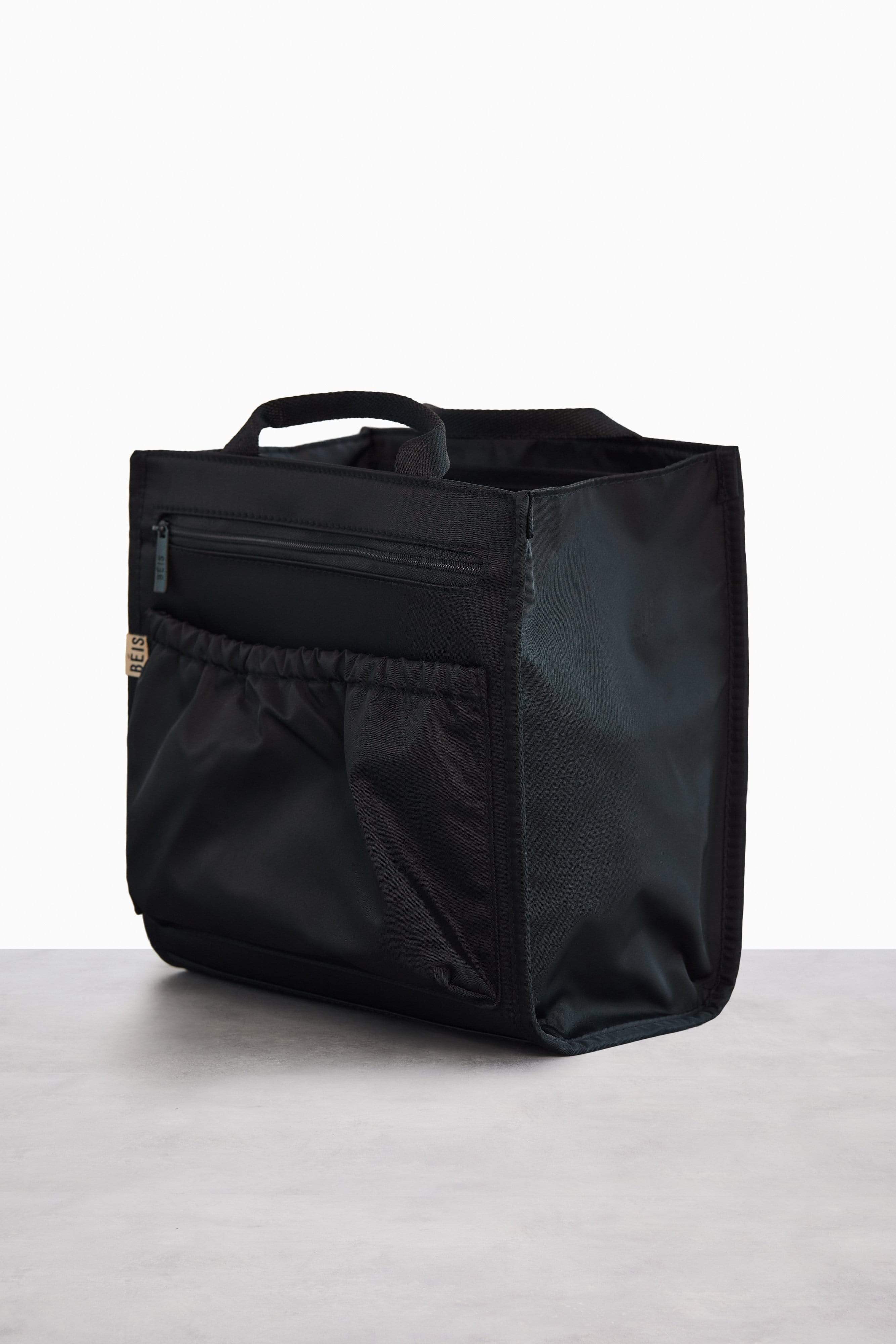 Black Mini Tote Insert Organizer - Perfect for Handbags, Purses & Travel Accessories | Compact & Stylish Storage Solution