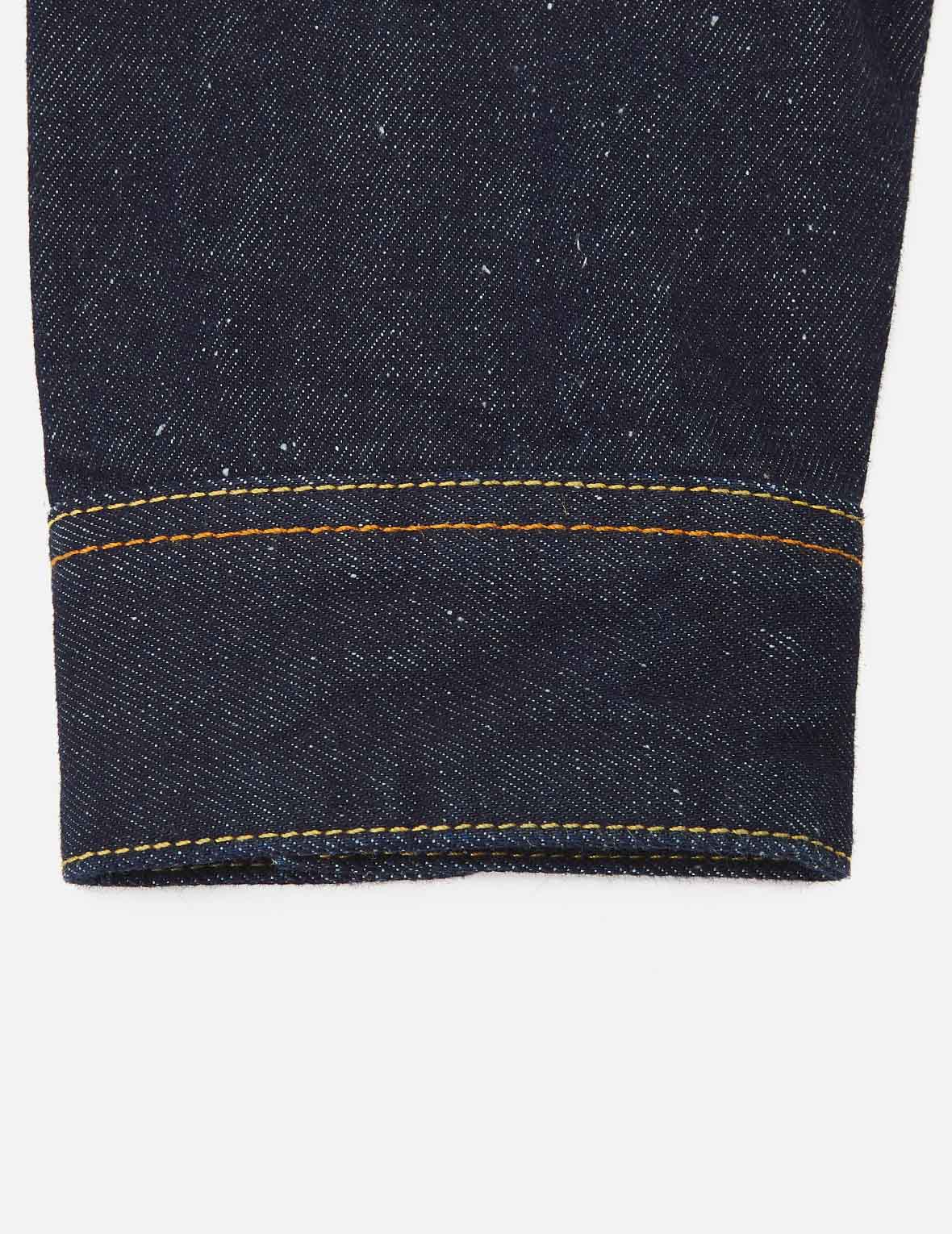Brushstroke Daicock Distressed Denim Jacket for Men - Vintage Washed Denim Coat with Unique Paint Splatter Design | Perfect for Casual Outfits, Streetwear & Urban Fashion