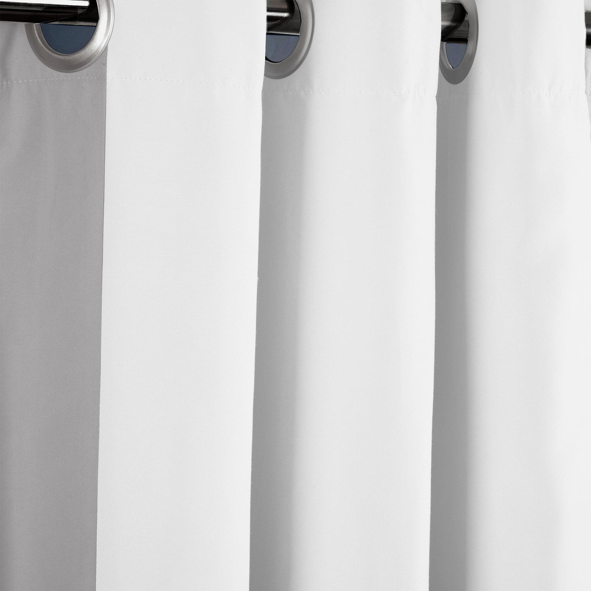Blackout Window Curtain Panel - Block Border Design for Complete Light Blocking & Privacy - Perfect for Bedrooms, Home Theater & Nursery Rooms