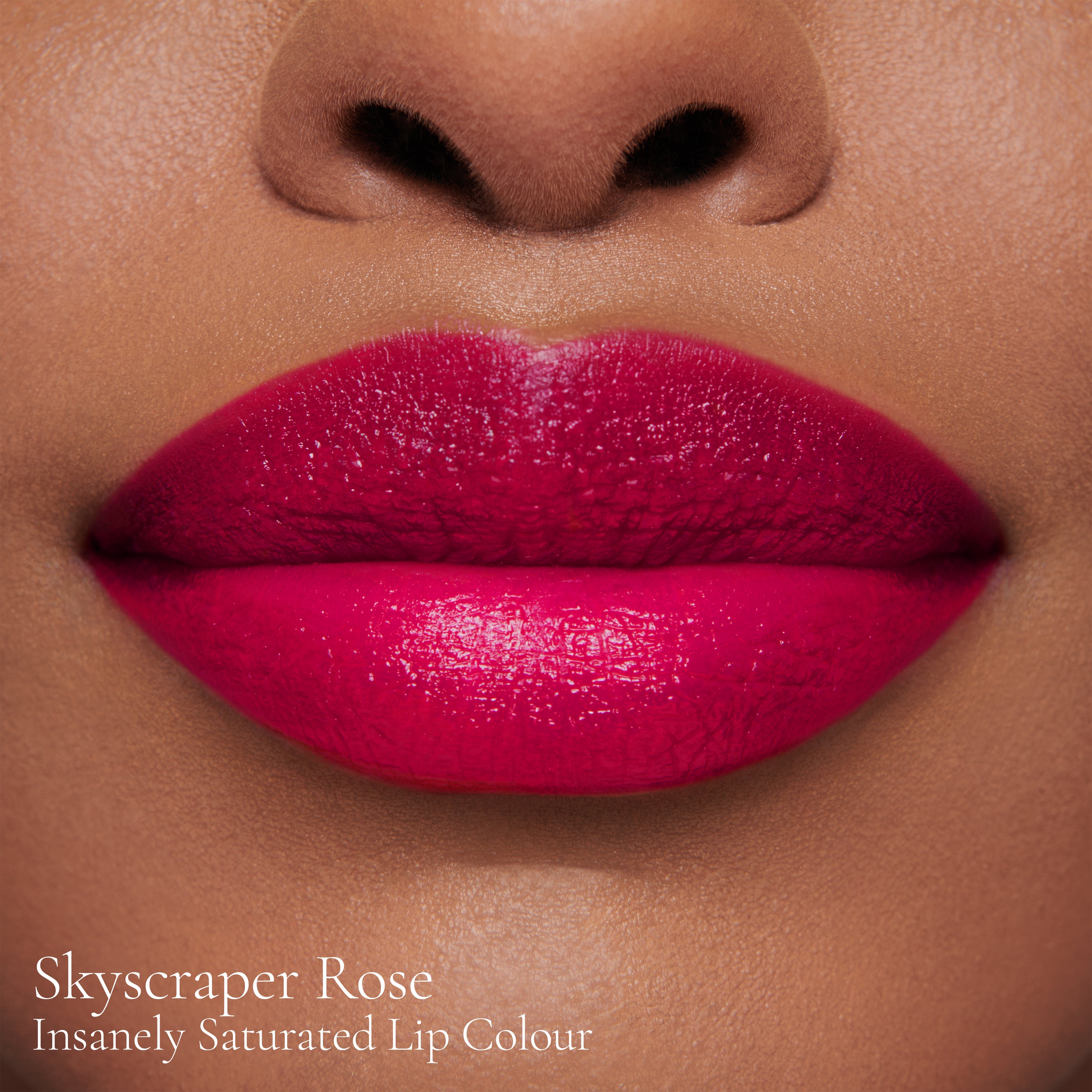 Skyscraper Rose - Ultra Saturated Long-Lasting Lipstick | Bold Matte Lip Color for Day & Night Wear | Perfect for Parties, Dates & Special Occasions