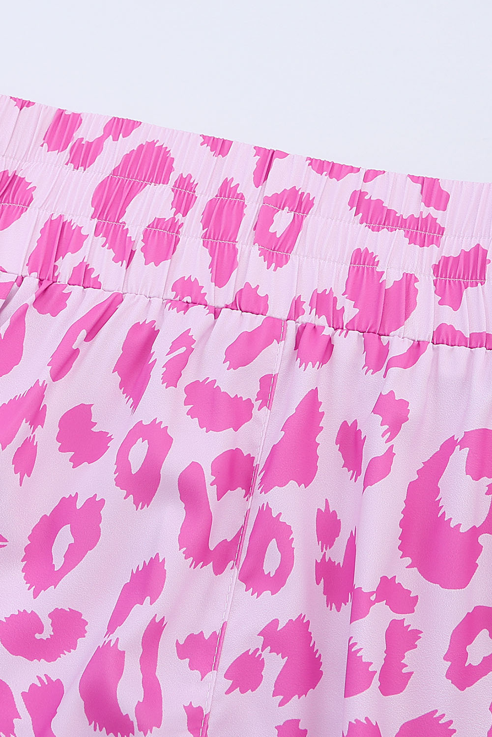 Trendy Pink Leopard Print Shorts for Women - Comfortable Summer Vacation Shorts - Perfect for Beach, Pool, and Casual Outings