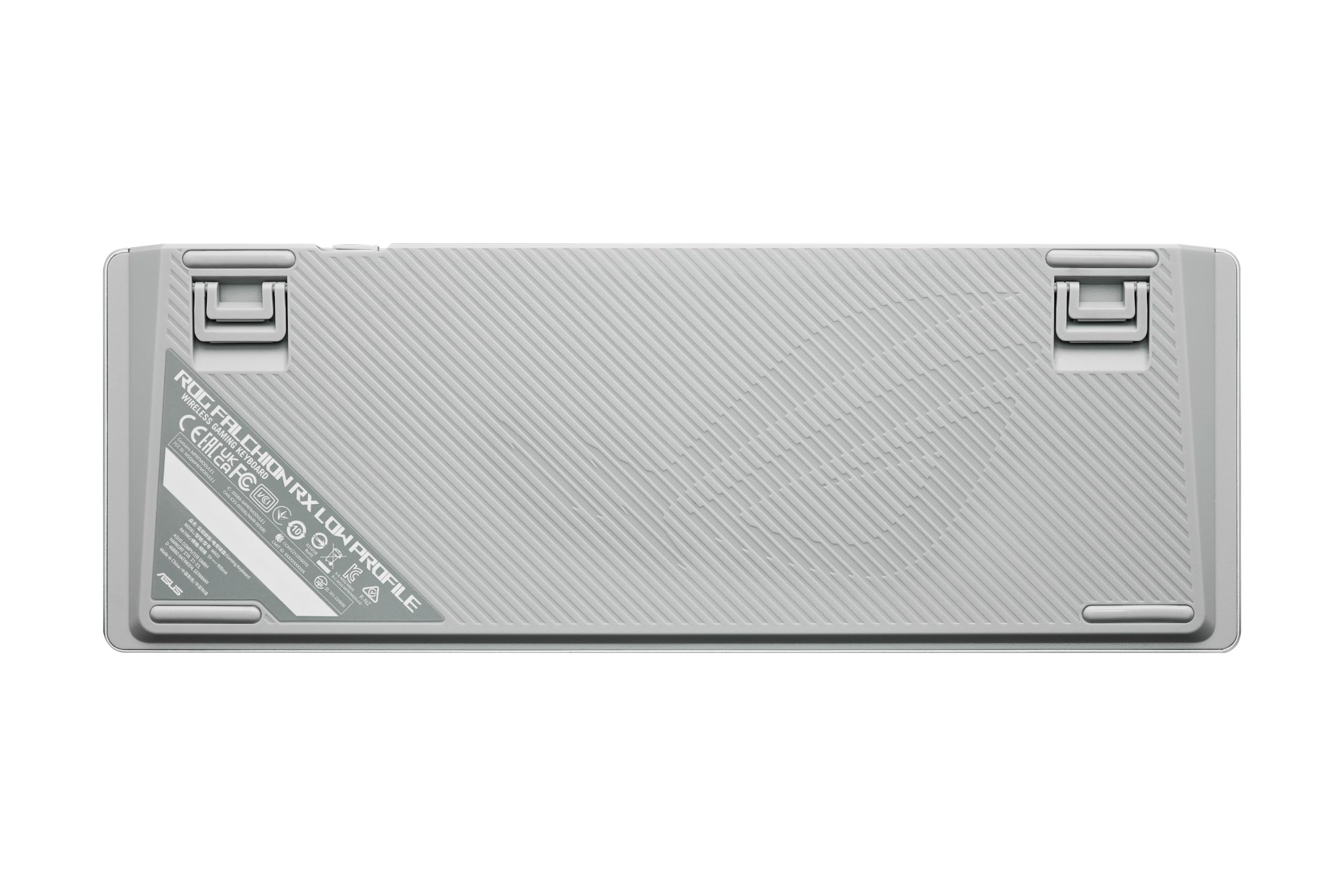 ASUS ROG Falchion RX Low Profile 65% Wireless Gaming Keyboard (Optical ROG RX Low-Profile Switches, Bluetooth, 2.4GHz RF, USB Wired, QWERTZ Layout, White) - Perfect for Competitive Gaming, Office Work & MacOS Compatibility