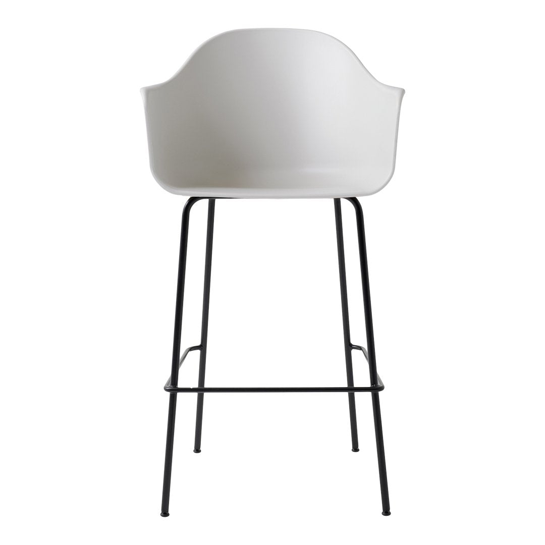Harbor Bar Stool - Rustic Wooden Counter Height Bar Chair with Backrest for Kitchen Island, Pub & Home Decor - Perfect for Dining, Entertaining & Relaxing