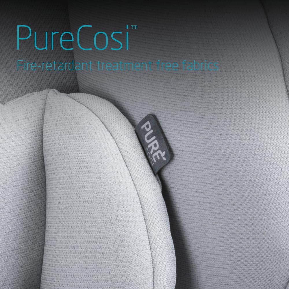 Maxi-Cosi Pria All-in-One Convertible Car Seat - Rear Facing (4-40 lbs) & Forward Facing (up to 100 lbs) with Booster Mode | Safe Infant & Toddler Car Seat | Blackened Pearl | Perfect for Family Travel & Daily Commute