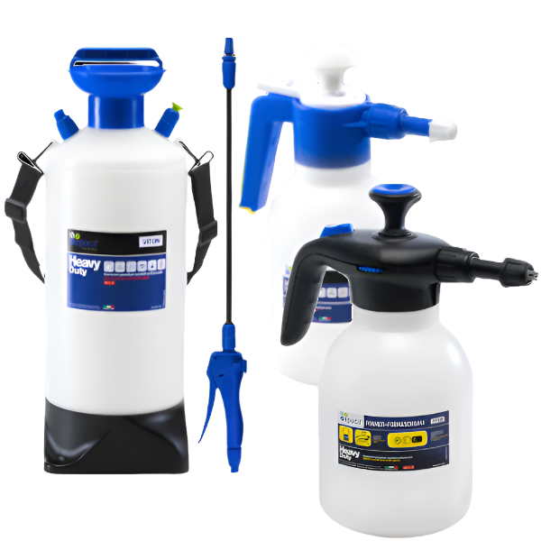 Epoca Tec Viton Seal Pressure Sprayer and Foamer - Heavy Duty Chemical Sprayer for Cleaning, Gardening, and Pest Control | Durable Spray Bottle for Home, Garage, and Industrial Use