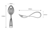 Sterling Silver Beaded Loop Feeding Spoon - .925 Solid Food Grade Silver Baby Spoon - Engravable Gift with Elegant Box - Perfect for Baby Showers, Christenings & First Birthday Gifts