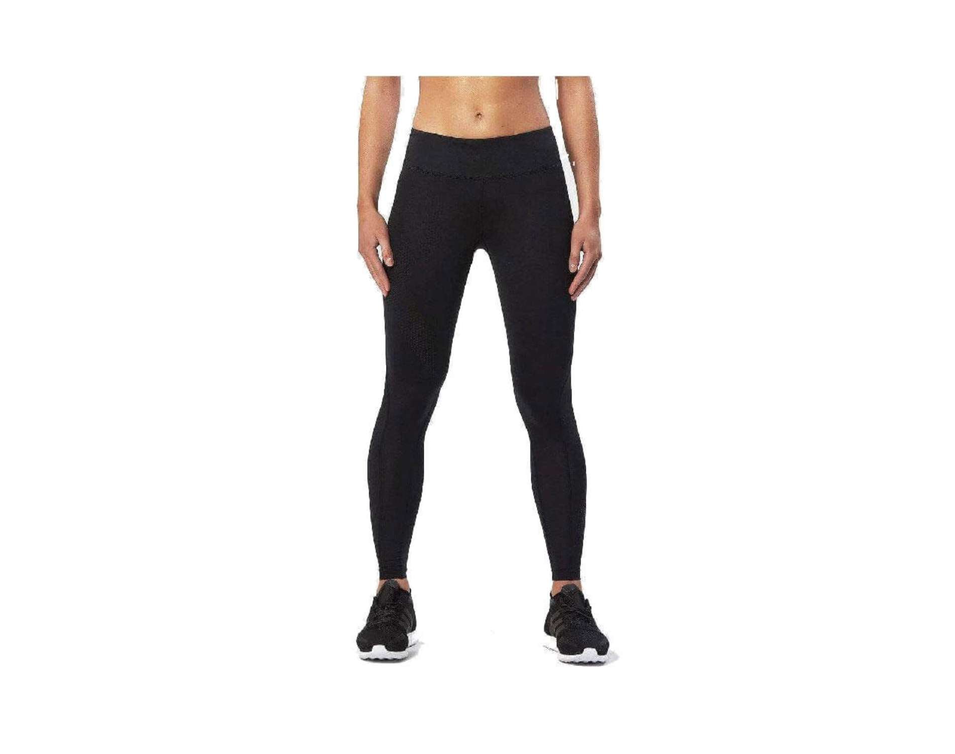 2XU Women's Run Mid Rise Compression Tights - High Performance Running & Workout Leggings for Training, Yoga & Gym