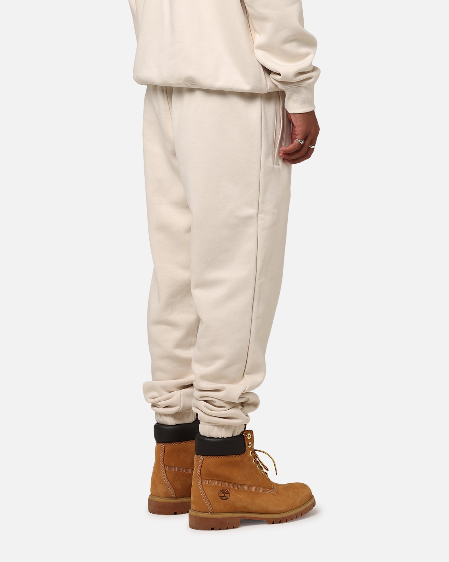 Adidas Originals 70's Fleece Joggers for Men - Soft Cotton Sweatpants with Elastic Waistband, Wonder White | Perfect for Gym, Running, Lounge & Casual Wear
