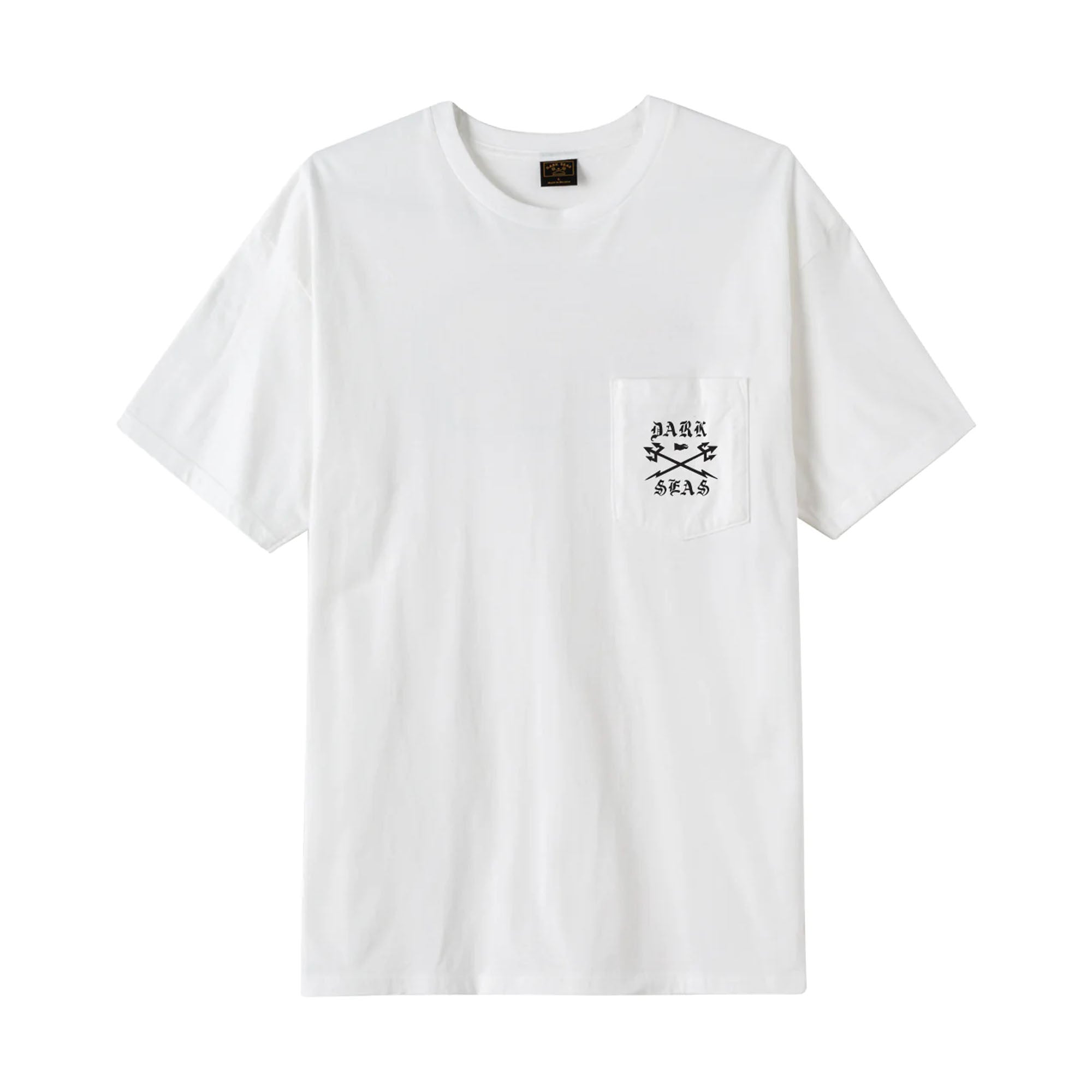 Dark Seas Havoc Basic Men's Short Sleeve T-Shirt - Soft Cotton Crew Neck Tee for Casual Wear & Everyday Outfits - White