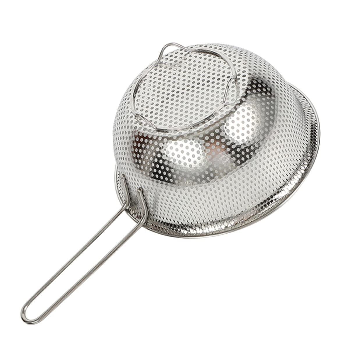 BestonZON Stainless Steel Fruit & Vegetable Washing Steaming Basket - Kitchen Draining Colander for Washing, Steaming and Draining Food - Perfect for Salad Prep, Veggie Cleaning & Healthy Cooking