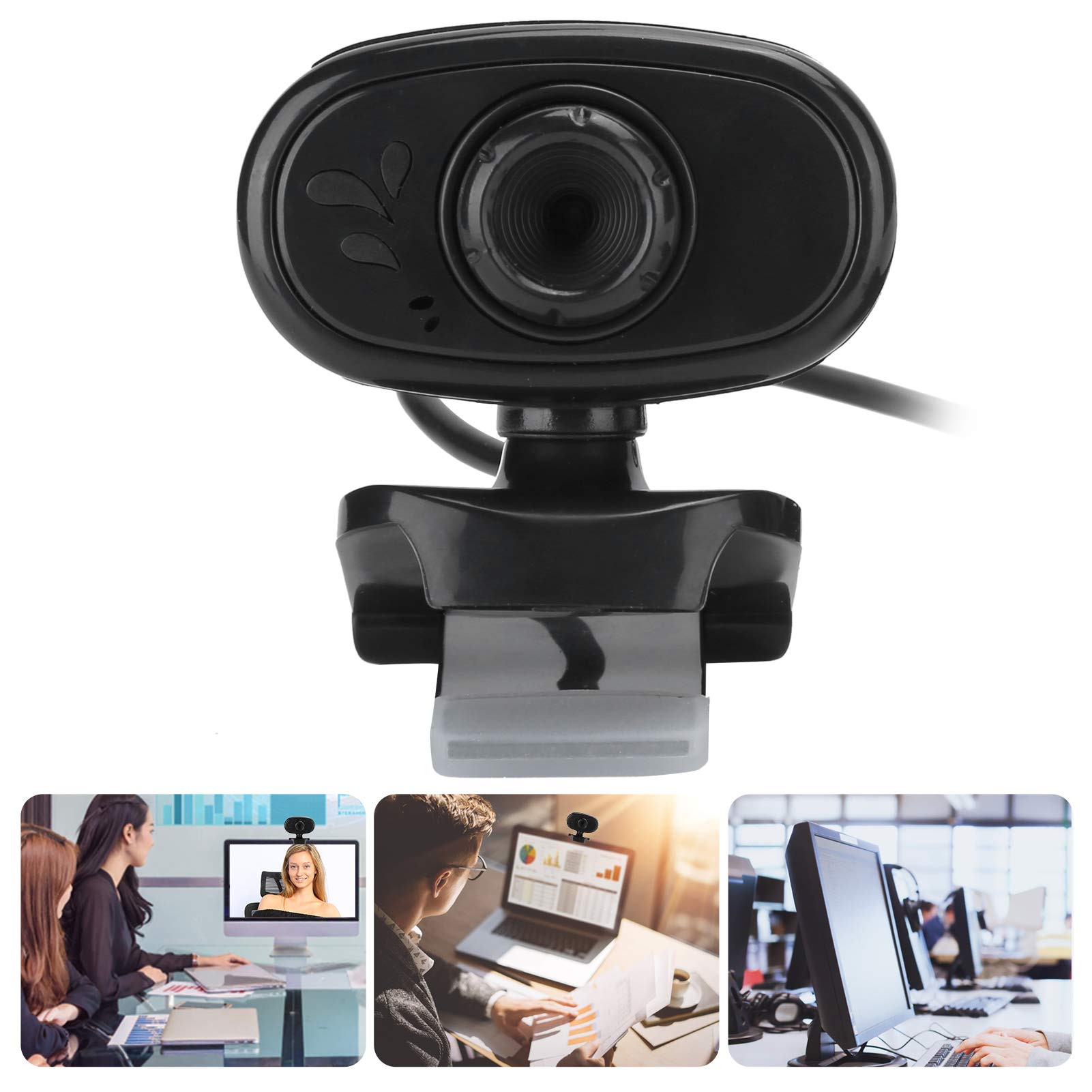 Ciciglow USB Webcam with Mic - HD Web Camera for PC, Laptop - Perfect for Video Calls, Online Classes & Meetings