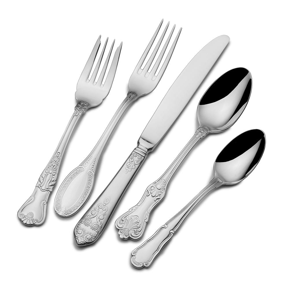 Premium 77-Piece Flatware Set - Service for 12 - Stainless Steel Silverware for Fine Dining, Dinner Parties & Elegant Table Settings