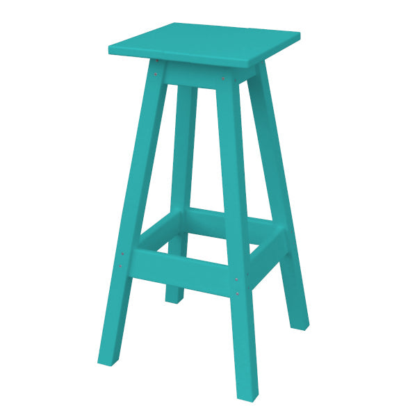 Eco-Friendly Recycled Plastic Bar Stool - Durable & Sustainable Counter Height Stool for Kitchen, Bar & Outdoor Use - Perfect for Home, Restaurant & Patio Decor