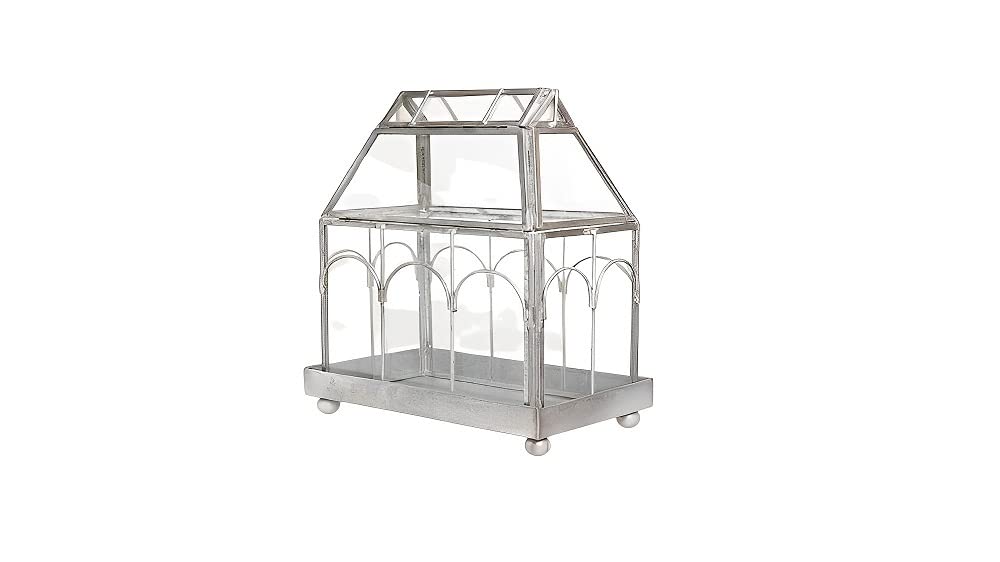 Archway Glass Terrarium - Clear Glass Plant Display Case for Succulents, Air Plants & Home Decor | Perfect for Indoor Gardens, Wedding Centerpieces & Office Decor