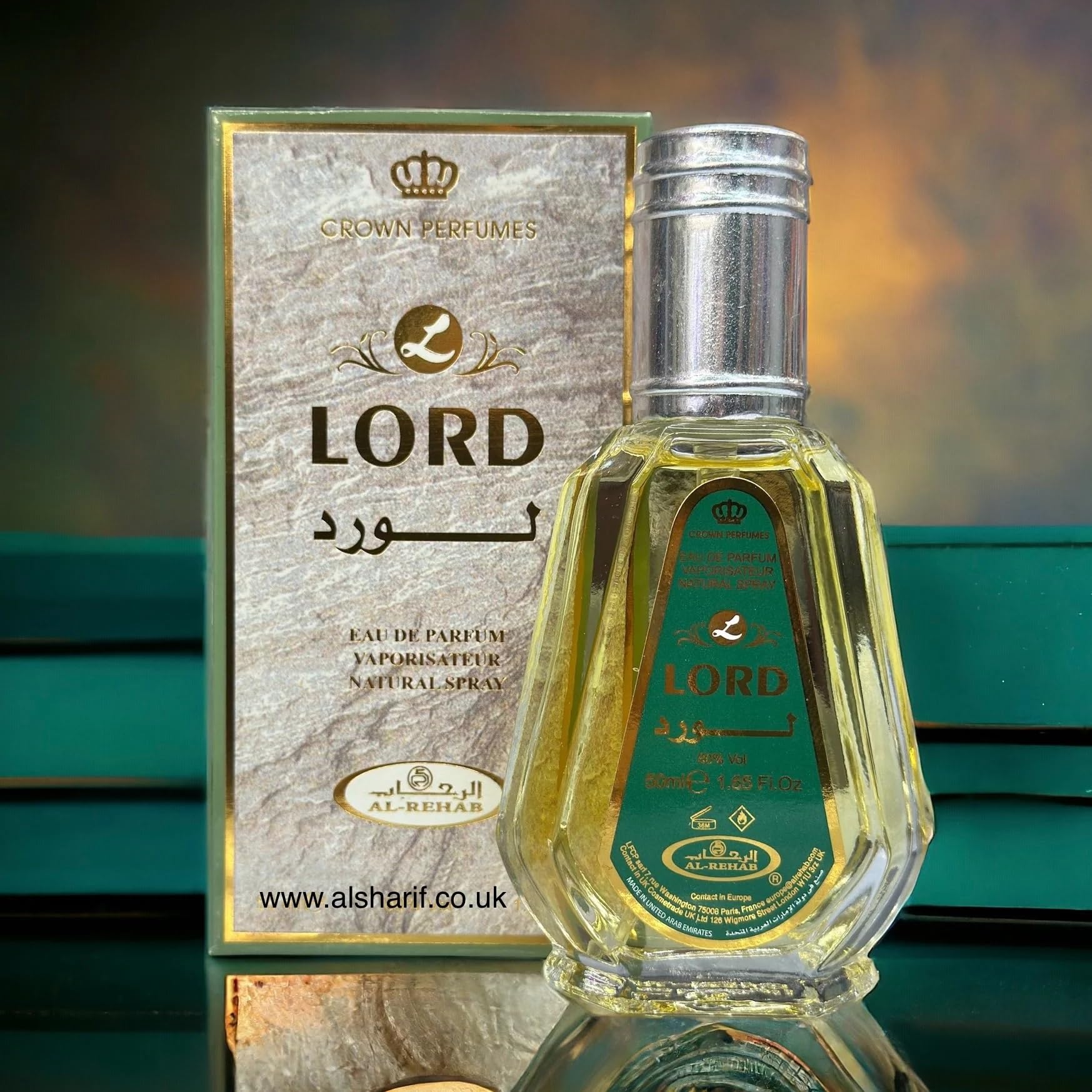 Lord Fresh Eau De Parfum for Men & Women - 50ml Unisex Perfume by Crown Perfumes | Long-Lasting Fragrance for Date Night, Office & Special Occasions