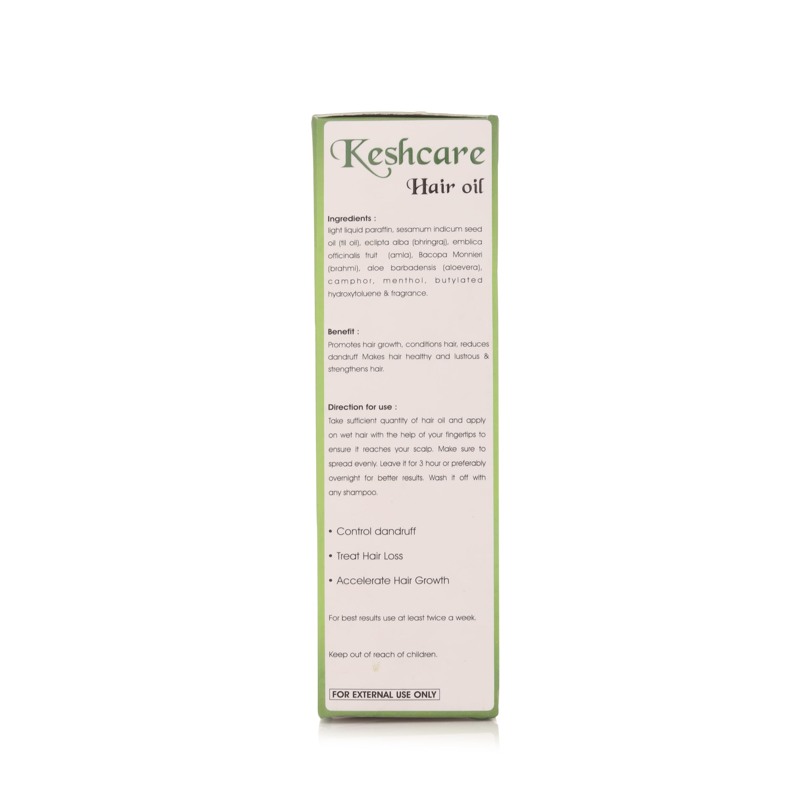 DERMEASE Kesh Care Anti-Frizz Non-Sticky Hair Oil 100ml - Smooth & Shine Hair Treatment for Dry, Damaged Hair - Perfect for Daily Use, Styling & Frizz Control