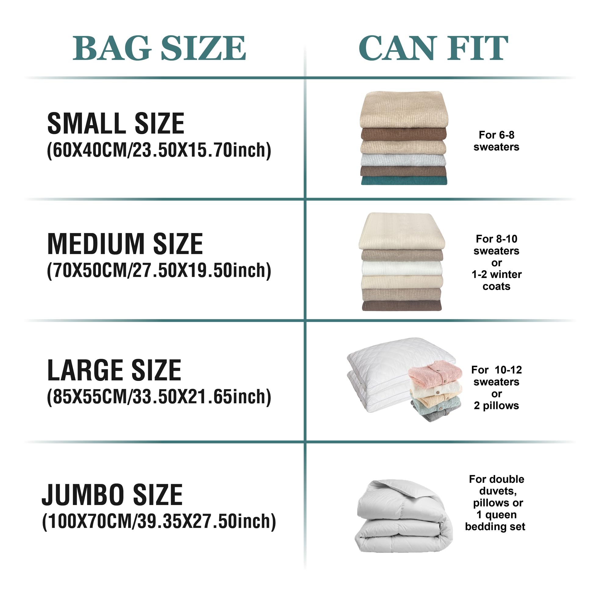 15 Jumbo Vacuum Storage Bags with Electric Pump - Space Saver Bags for Clothes, Comforters, Blankets & Bedding | Perfect for Travel, Seasonal Storage & Home Organization