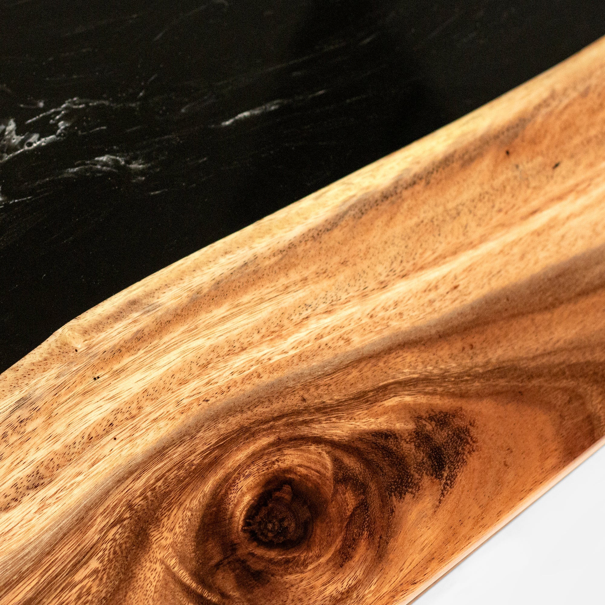 Unique 2x4 Black Epoxy Resin Live Edge Wood Cornhole Boards Set - Perfect for Backyard Parties, Tailgating, and Outdoor Games