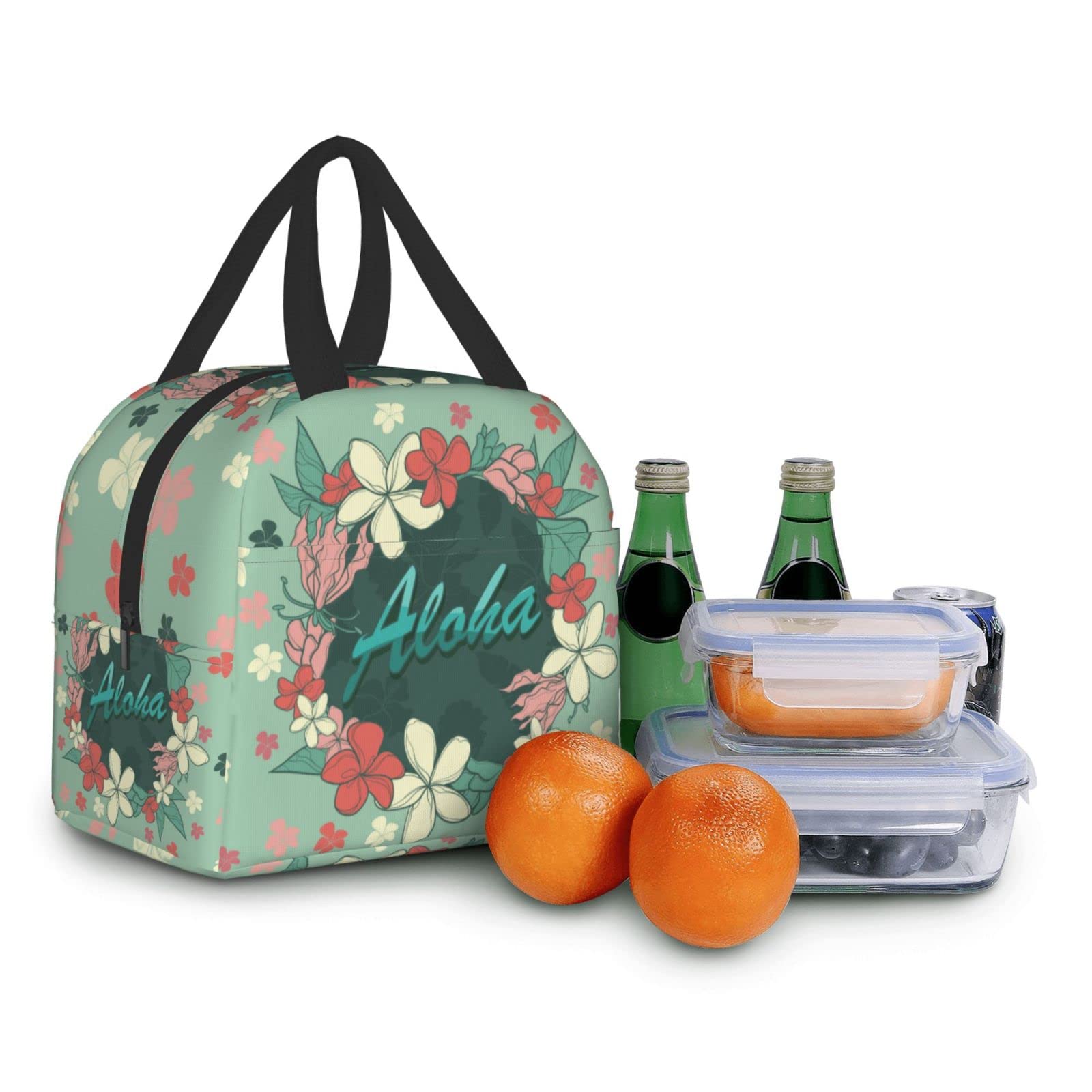 Stylish Insulated Lunch Box for Women & Men - Reusable Thermal Lunch Bag for Office, Camping, Hiking, Picnic, Beach & Travel - Keep Meals Fresh Anywhere