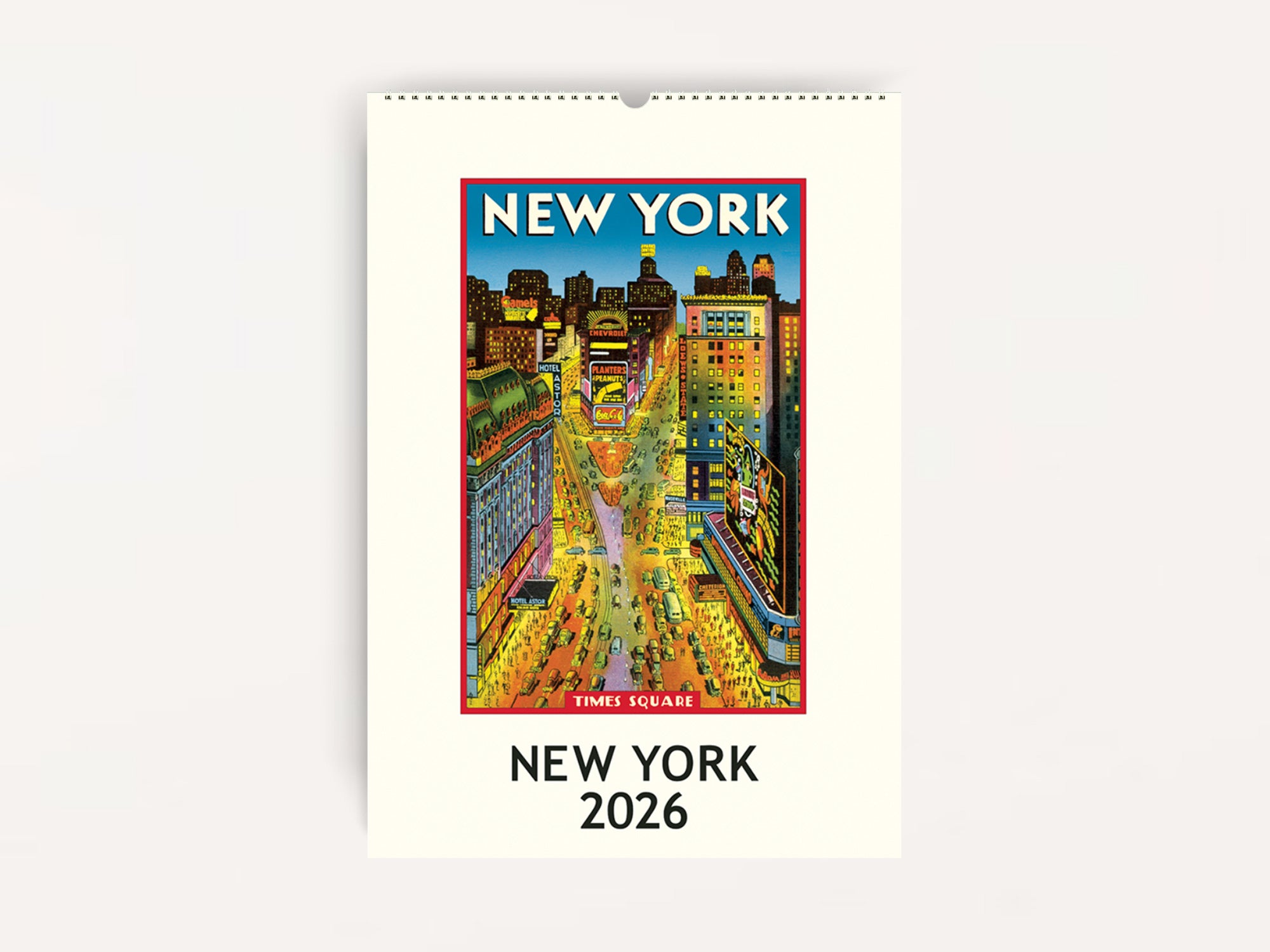 Cavallini 2026 New York Wall Calendar - Stylish Monthly Planner for Home, Office & Classroom Decor