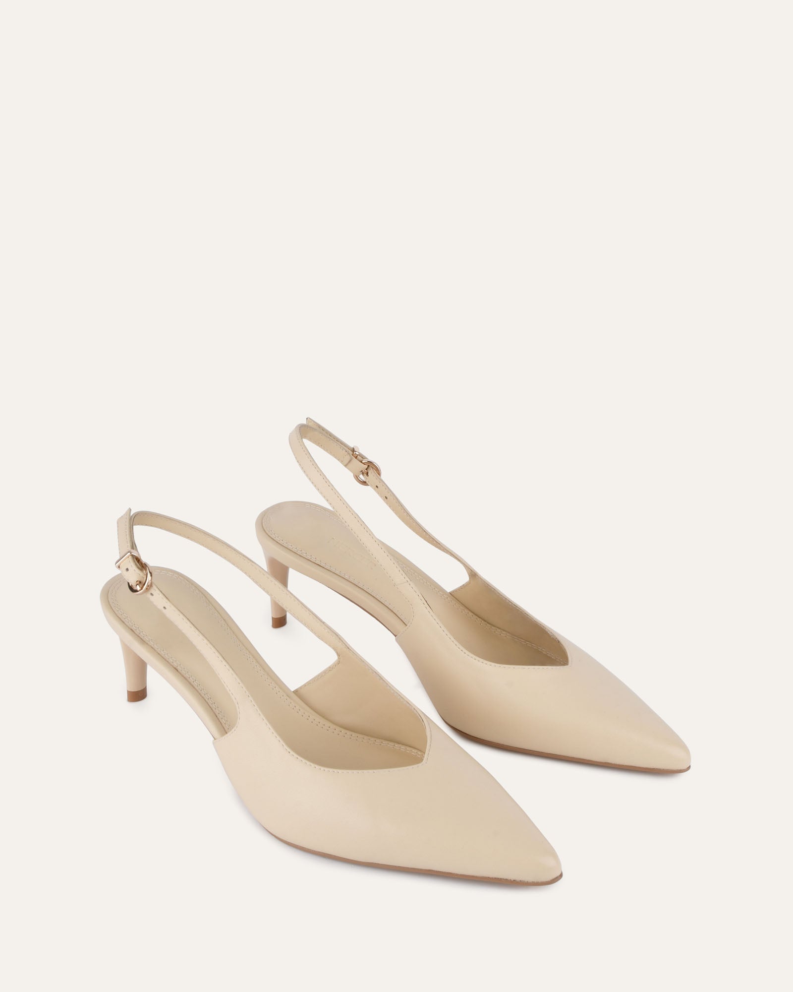 Julian Women's Mid Heel Pumps - Genuine Butter Leather Dress Shoes for Work, Office & Special Occasions