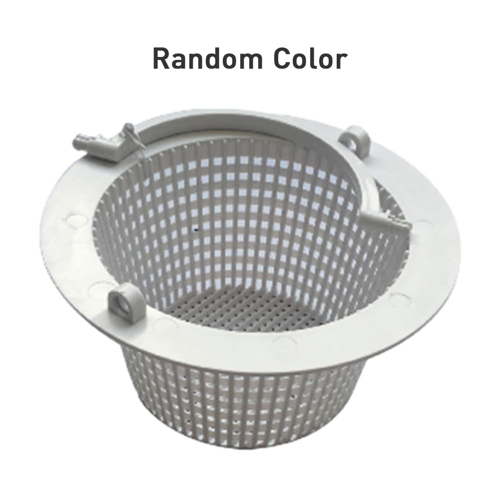 CALIDAKA Pool Skimmer Basket Replacement - Universal Fit for Most Above Ground Pool Wall Skimmers - Durable Swimming Pool Supplies with Handle (Random Color) - Perfect for Easy Pool Maintenance and Debris Removal