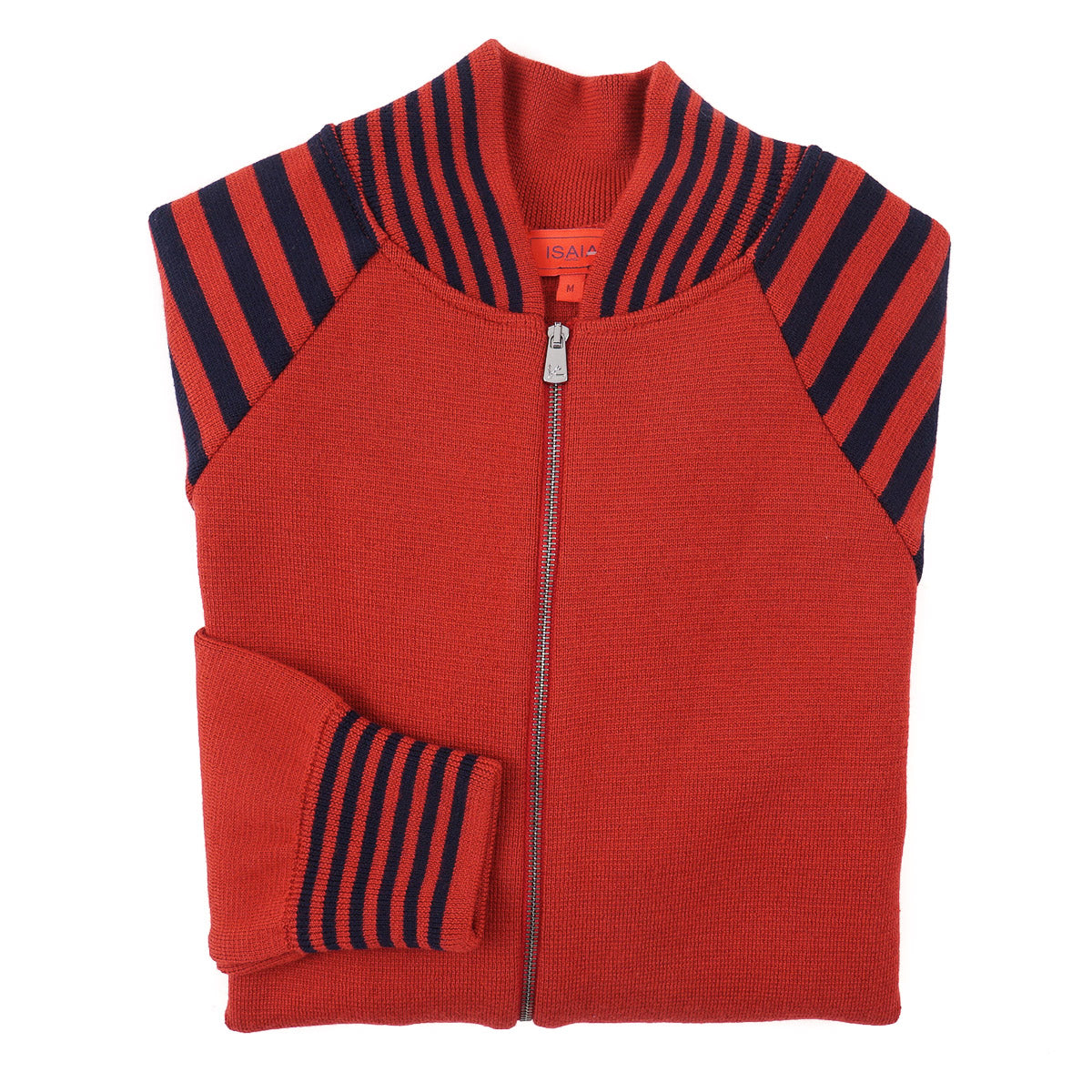 Isaia Knit Wool Sweater Jacket for Men - Premium Cashmere Blend Cardigan - Cozy Winter Fashion for Office & Casual Outings