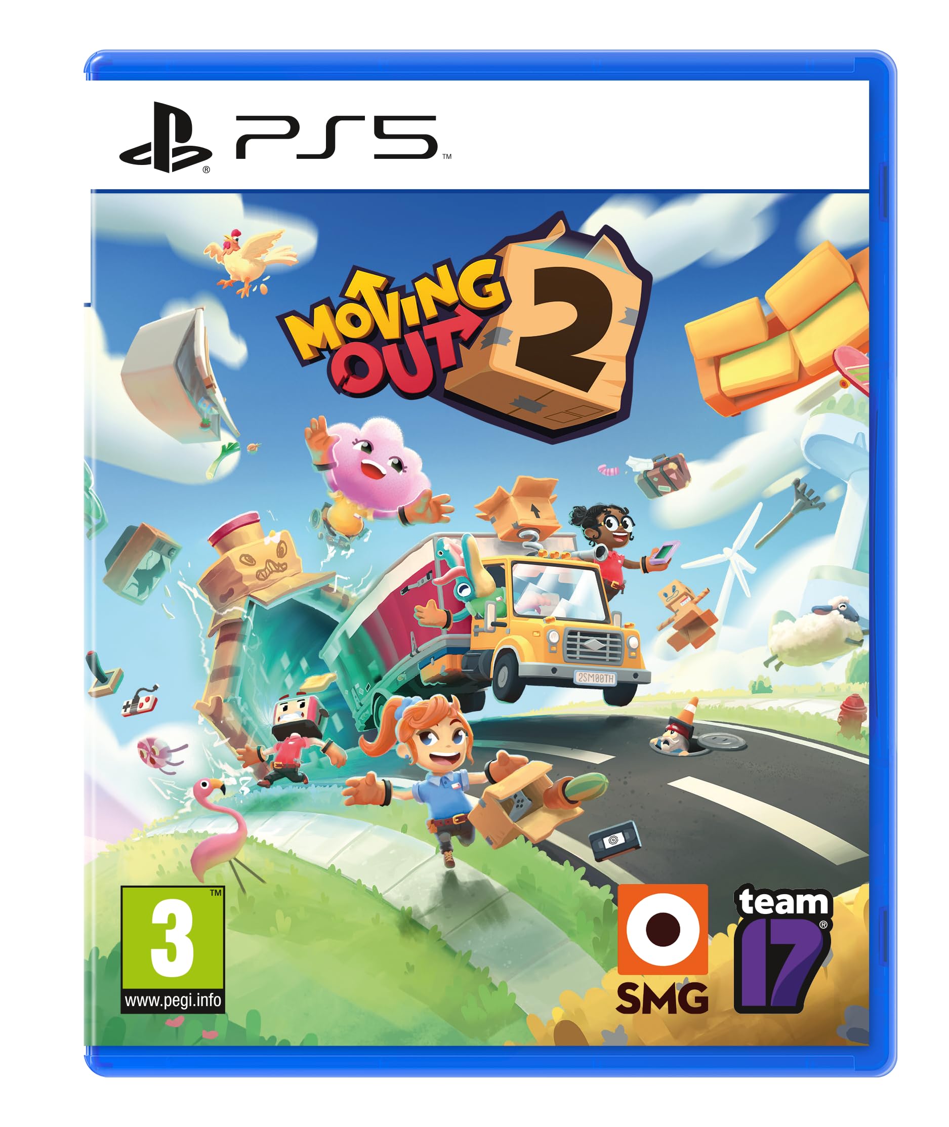 Moving Out 2 - PS5 Game | Cooperative Couch Multiplayer Fun for Friends & Family | Perfect for Party Nights & Casual Gaming