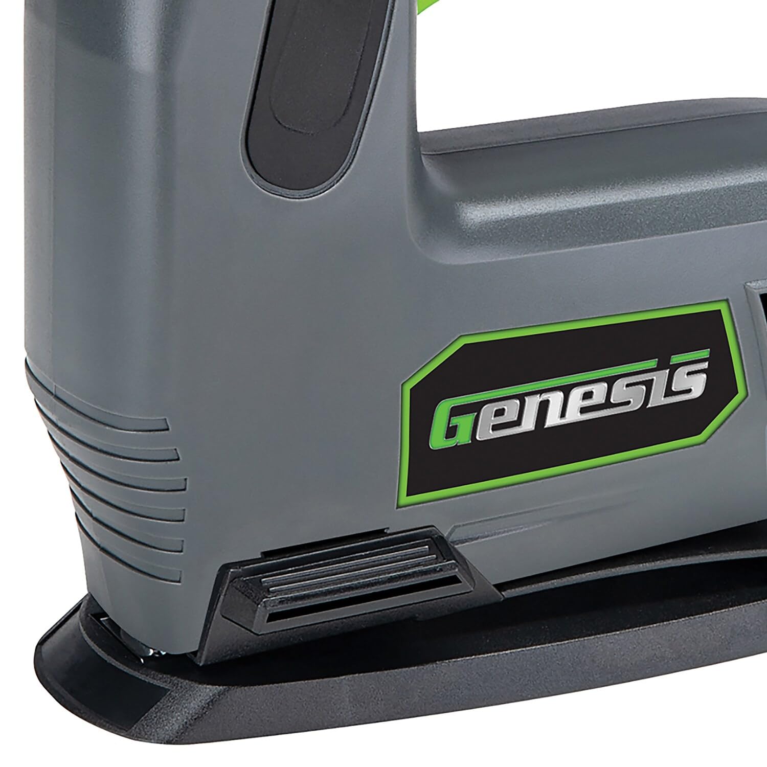 Genesis GLSN08B 8V Cordless Electric Staple Gun Kit with Battery, Charger, Staples & Nails - Perfect for DIY Projects, Home Repairs & Upholstery Work