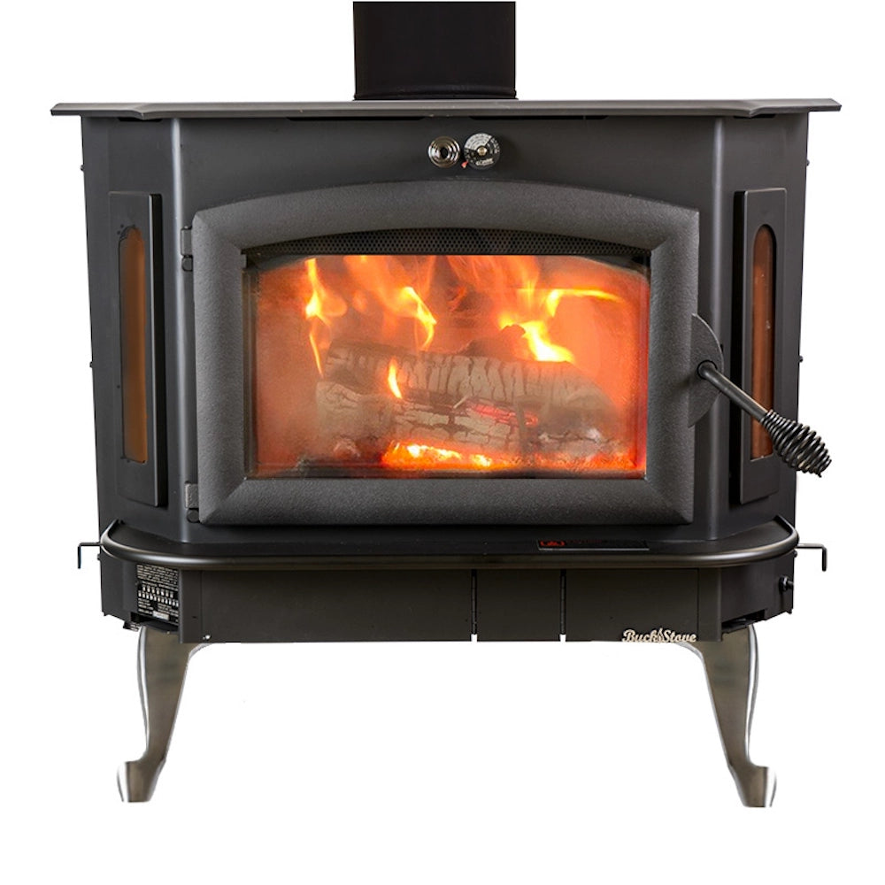 Buck Stove Model 91 Extra Large Catalytic Wood Stove for Home Heating - Efficient Fireplace Insert for Cabins, RV & Outdoor Living Spaces