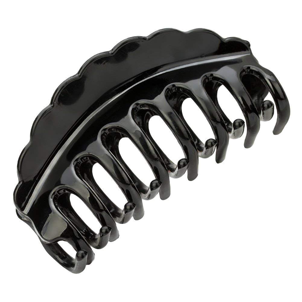2 Pcs Fashion Hair Clips - Butterfly Hair Clutch for Women & Girls, Black Hair Accessories for Daily Styling - Perfect for School, Work, and Special Occasions