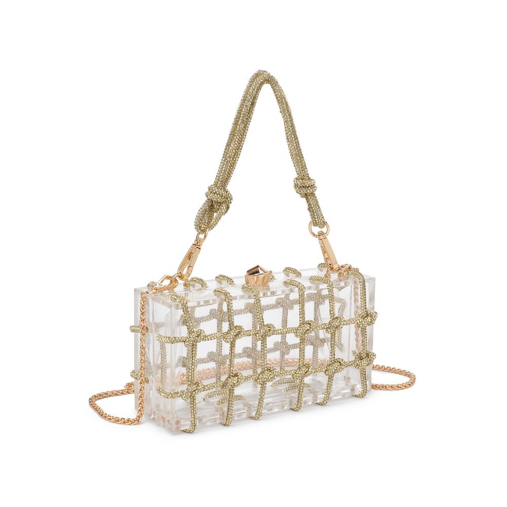 Elegant Ziggy Evening Bag for Women - Clutch Purse with Rhinestone Decor for Parties, Weddings & Special Events