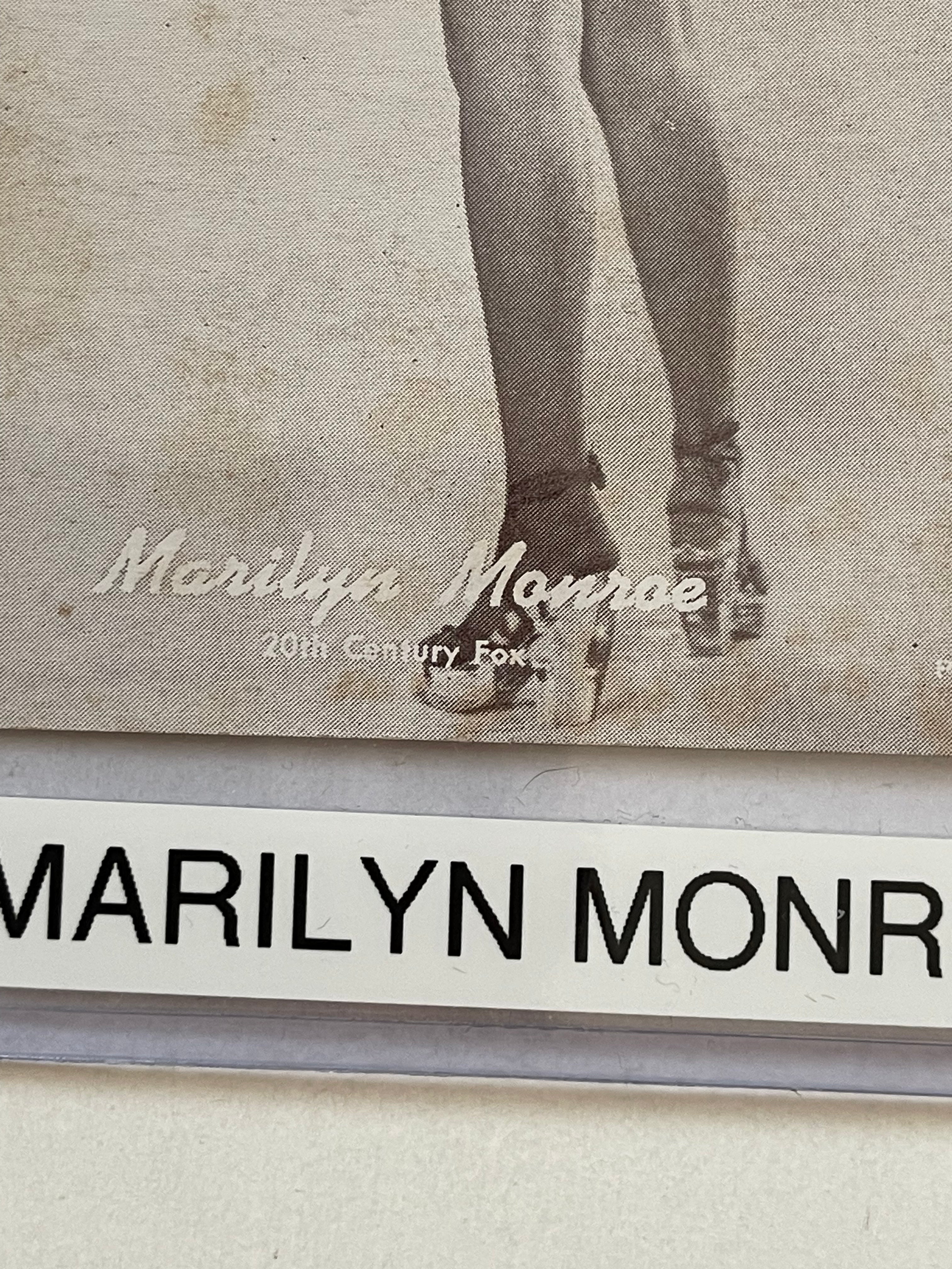 Original Rare 1962 Marilyn Monroe Movie Exhibit Card - Vintage Collectible Memorabilia for Film Fans & Home Decor