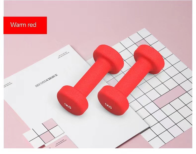 Premium Vinyl Coated Dumbbell Set - Home Gym Equipment for Strength Training, Weight Lifting & Fitness Workouts (Perfect for Home Exercise, CrossFit & Personal Training)
