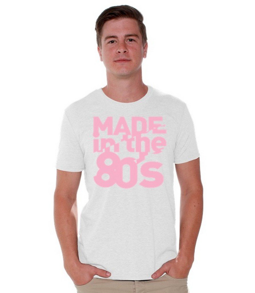 Vintage 80s Inspired Pink T-Shirt - Retro Birthday Gift with Free Bookmark - Perfect for 80s Theme Parties & Nostalgic Fashion Lovers