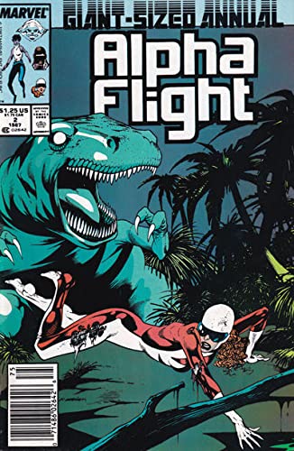 Alpha Flight (1st Series) Annual #2 (Newsstand) FN - Marvel Comic Book by Bill Mantlo | Collectible Superhero Comics for Fans & Investors | Perfect for Display, Gifts & Comic Collections