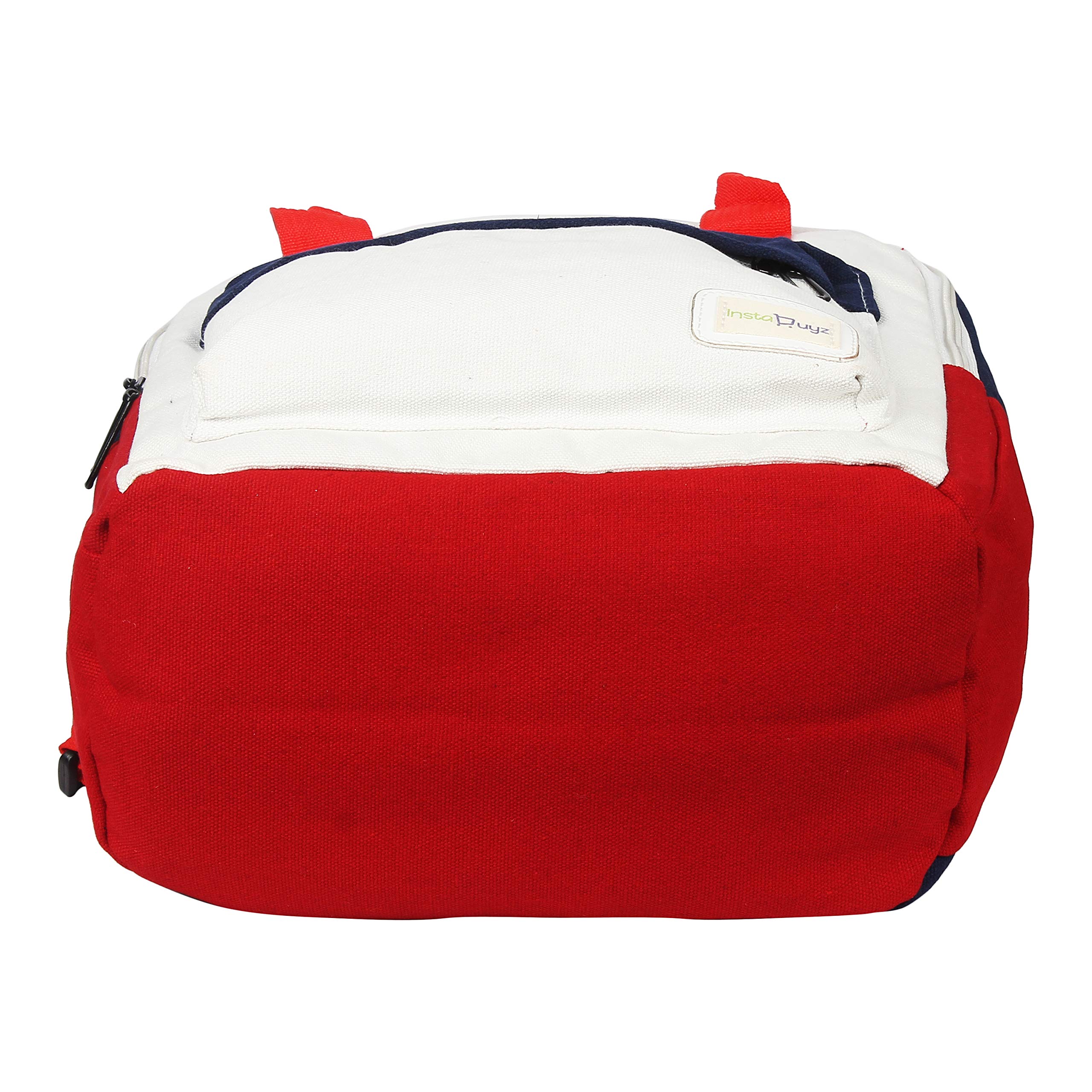 INSTABUYZ Lightweight Fabric Backpack for School, College & Office - Durable Unisex Bookbag for Boys & Girls - Perfect for Daily Use, Travel & Outdoor Activities