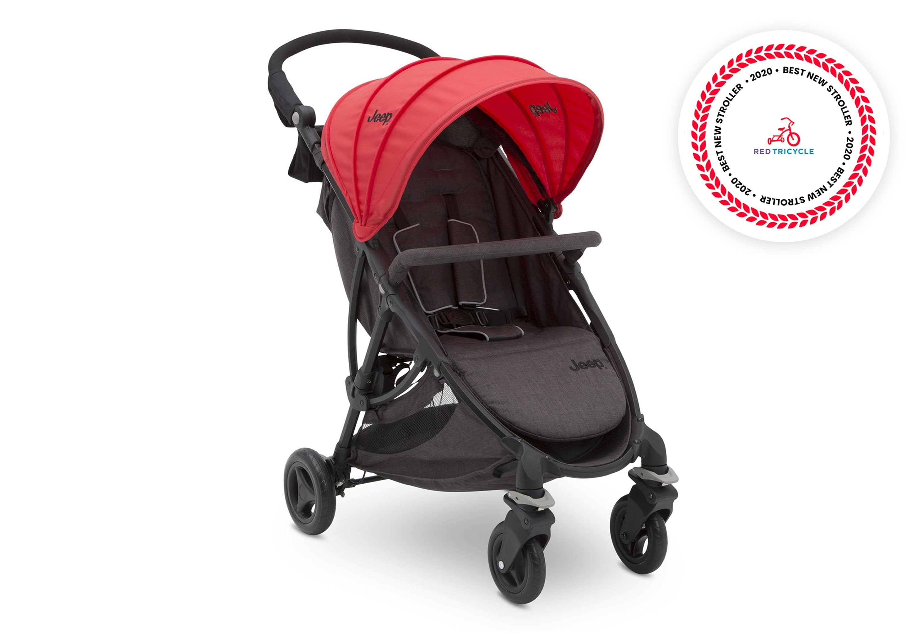 Jeep Gemini Stroller - Lightweight Compact Baby Stroller for Travel & Everyday Use | Foldable Design with Adjustable Canopy | Perfect for Shopping, Walks & Outdoor Adventures